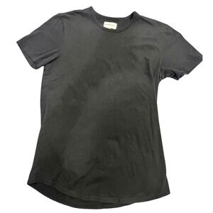 Dapper Boi Black Cotton T-Shirt Tee‎ XS Made in Vietnam Basic Casual Top